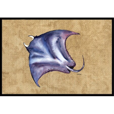 Carolines Treasures 18 x 27 In. Stingray Indoor or Outdoor Mat 8814MAT